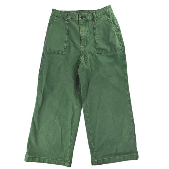 Universal Thread Pants - Universal Thread | Green Canvas, Wide Leg Pant | Size 8/29R